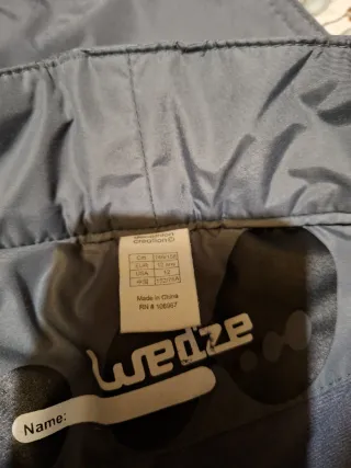 Pantalón sci Wedze Decathlon 12 anni