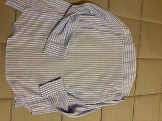 Camisa Paul & Shark Rayas Azul/Blanco