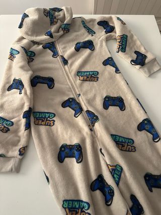 Pijama mono infantil Super Gamer
