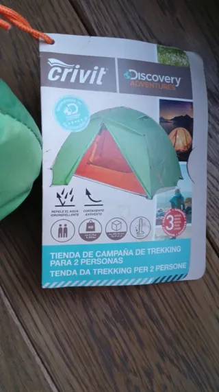 Tienda de campaña Crivit 2 personas