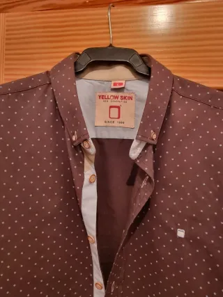 Camisa marrón hombre Yellow Skin
