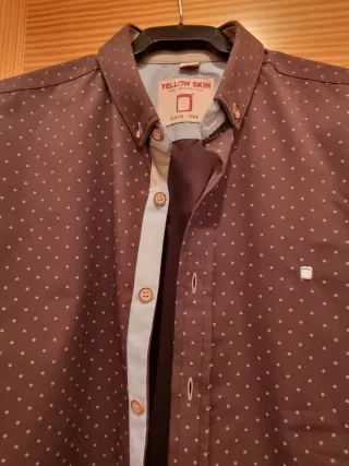 Camisa marrón hombre Yellow Skin