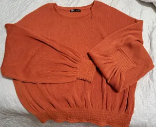 Jersey Zara Talla Única Naranja