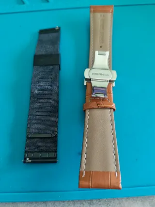 Correas de reloj de cuero y malla