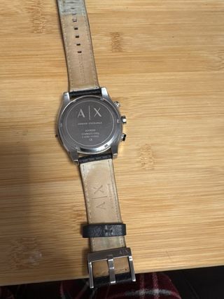 Reloj Armani Negro y Plateado