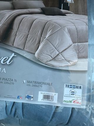 Trapunta in velluto