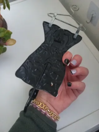 Percha decorativa vestido animal print