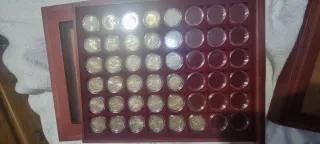Colección 2 Euro Monedas sin circulación son 5