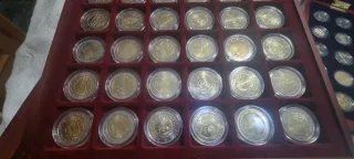 Colección 2 Euro Monedas sin circulación son 5