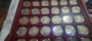 Colección 2 Euro Monedas sin circulación son 5