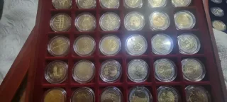 Colección 2 Euro Monedas sin circulación son 5