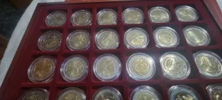 Colección 2 Euro Monedas sin circulación son 5