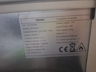 Congelador Tensai SIF240A+ 176L