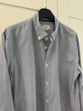 Camicia Uomo Pepe Jeans Blu/Bianco Fantasia