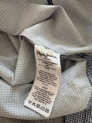 Camicia Uomo Pepe Jeans Blu/Bianco Fantasia