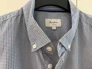 Camicia Uomo Pepe Jeans Blu/Bianco Fantasia