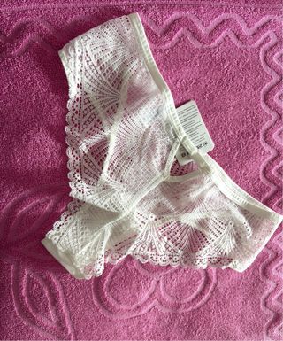 Braguitas encaje blanco Talla M