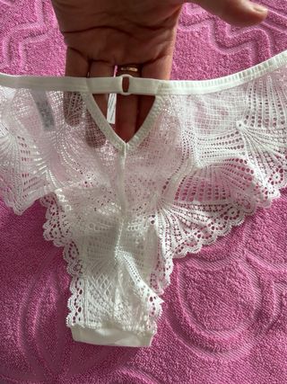 Braguitas encaje blanco Talla M