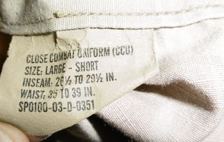 Completo desert CCU set, top + pants GWOT OIF