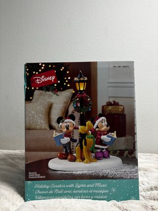 Figura Disney Mickey Minnie Pluto Navidad