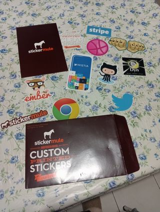 Busta con adesivi originali Sticker Mule