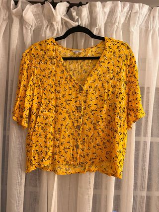 Blusa MbyM amarilla floral
