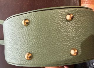 Bolso piel verde Victor & Hugo