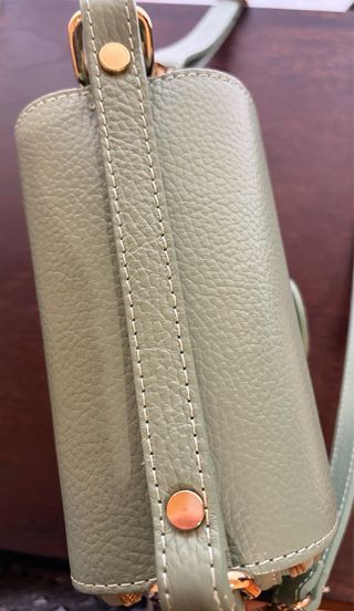 Bolso piel verde Victor & Hugo