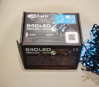 240 Luci LED Bianco Natale