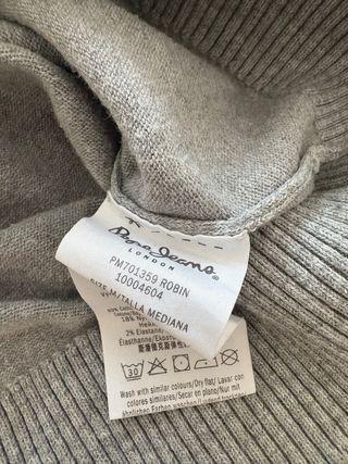 Pepe Jeans Pullover Girocollo Grigio  taglia M