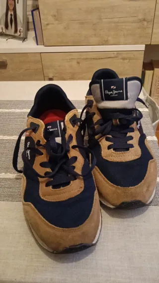 Zapatos Pepe Jeans London Azul/Marrón