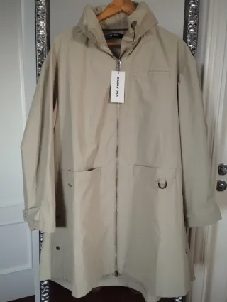 Gabardina Bimba y Lola Taupe M amplia, da talla L