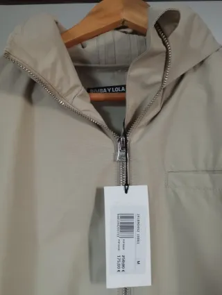 Gabardina Bimba y Lola Taupe M amplia, da talla L