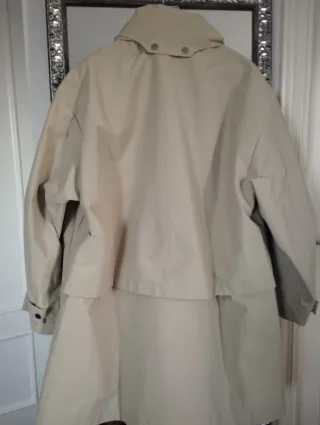 Gabardina Bimba y Lola Taupe M amplia, da talla L