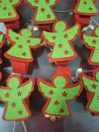 Portatovaglioli Natalizi Babbo Natale e Angeli