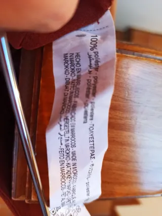 Pantalón palazzo Zara color teja