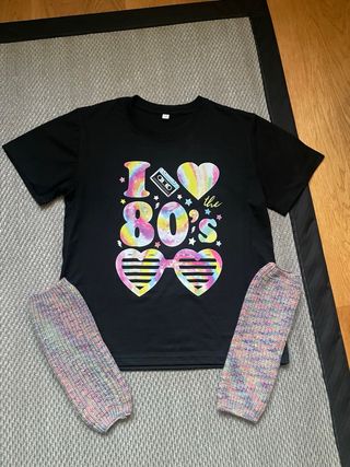 Conjunto Disfraz Los 80s Talla S/M
