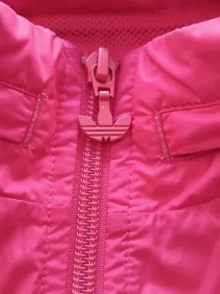 Chaqueta con capucha unisex Adidas Talla 16 Roja