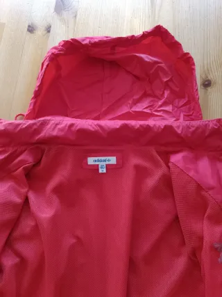 Chaqueta con capucha unisex Adidas Talla 16 Roja