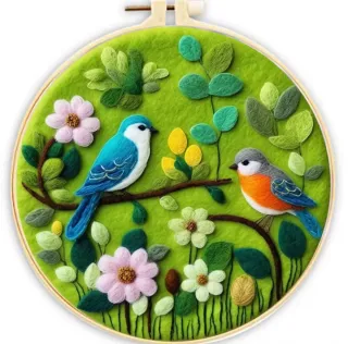 Original Kit Pintura Fieltro escena natural