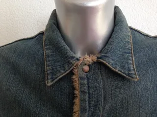 Cazadora vaquera Zara con borrego Talla L