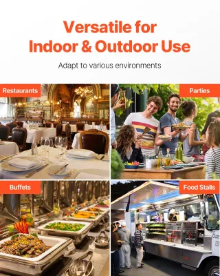 Contenitore Espositivo per Servire Cibo da Banco