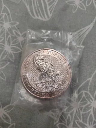 Moneda Plata 2 oz White Horse of Hanover 2020