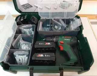 Taladro Bosch PSB 1800 L-2 con baterías