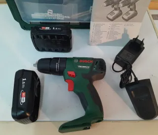 Taladro Bosch PSB 1800 L-2 con baterías