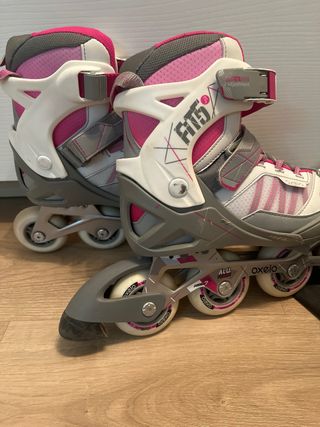Patines en línea Oxelo + protecciones + bolsa