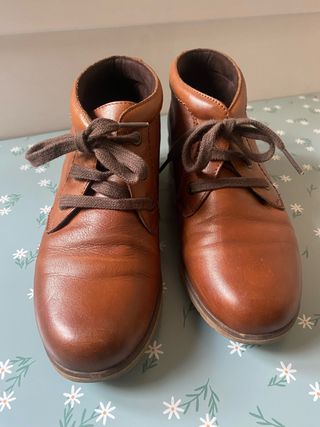 Botín de mujer piel marrones