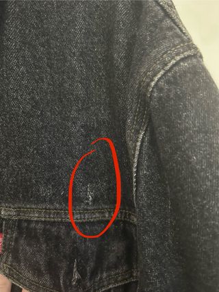 Cazadora vaquera Levi's Metallica negra