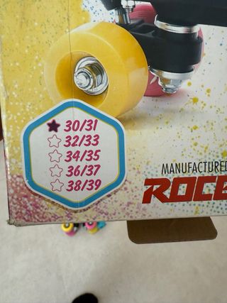 Patines Roces Luna Talla 30-33 + Casco y Proteccio