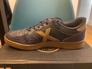 Zapatillas Munich Azul y Marrón